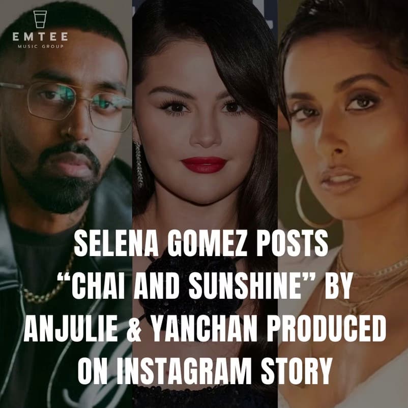 "Chai and Sunshine" by Anjulie and Yanchan Produced reaches #1 on Instagram's trending chart
