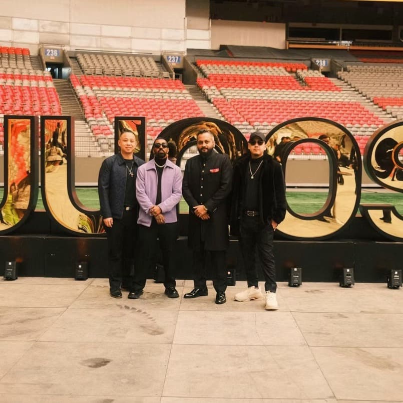 Emtee Music Group at the Junos. Arul by Yanchan Produced and Sandeep Narayan nominated for a Juno