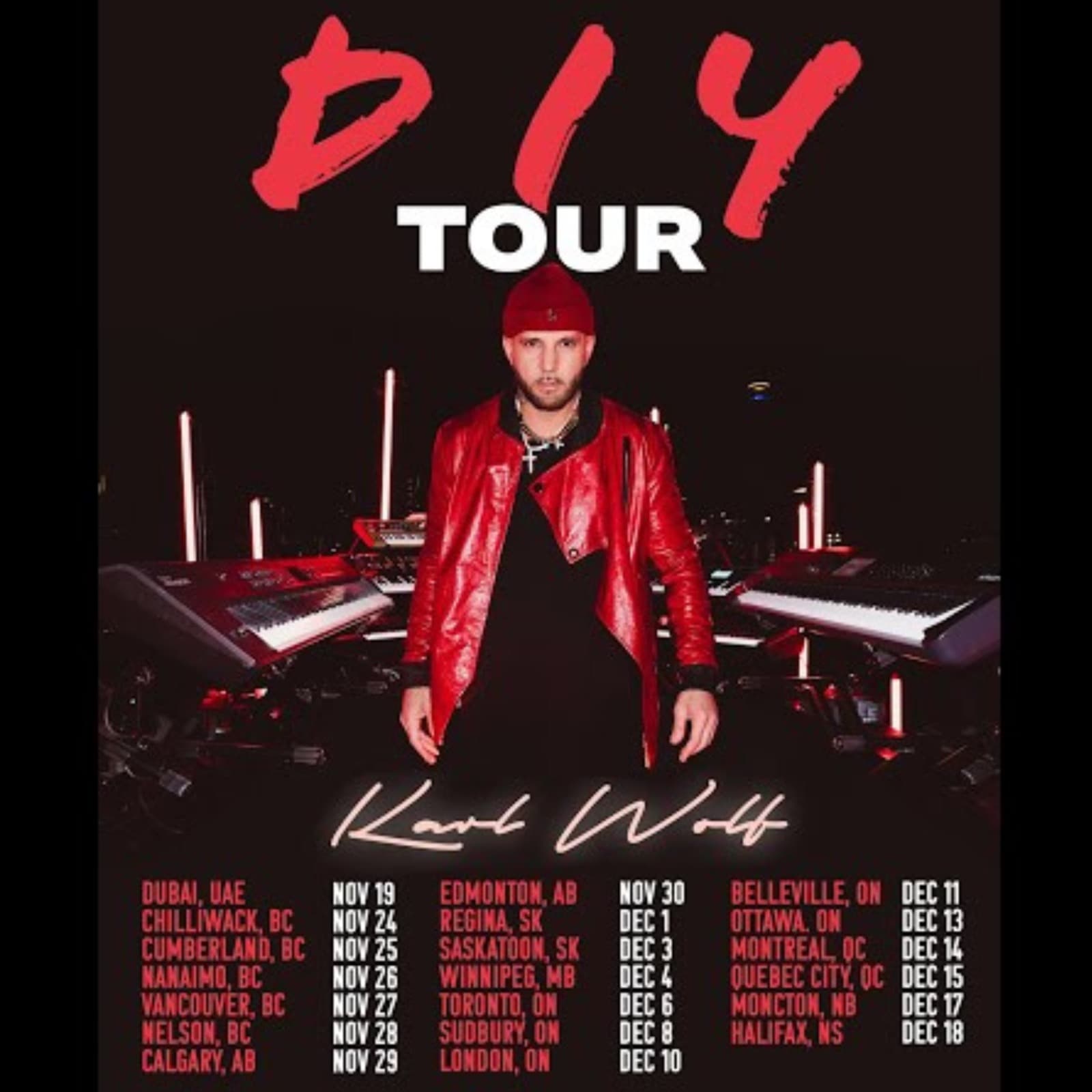 Ary Roberto and Dillon Antony open for Karl Wolf on Canadian tour